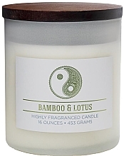 Ароматическая свеча с двумя фитилями - Colonial Candle Bamboo Lotus — фото N2