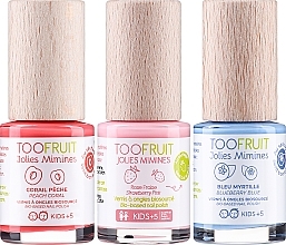 Toofruit Jolies Mimines Set (nail/polish/ 3*10ml) - Набір — фото N2