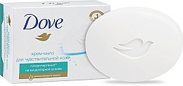 Крем-мыло "Гипоаллергенное" - Dove Sensitive Skin Unscented Beauty Cream Bar — фото N1