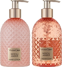 Набір - Vivian Grey Neroli & Amber (cr/soap/300ml + h/lot/300ml) — фото N2