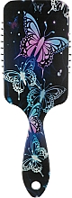 Щетка массажная прямоугольная, бабочки, FC-030 - Dini — фото N2