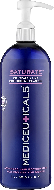 Шампунь для женщин против выпадения и истончения сухих волос - Mediceuticals Advanced Hair Restoration Technology Women Saturate — фото N5