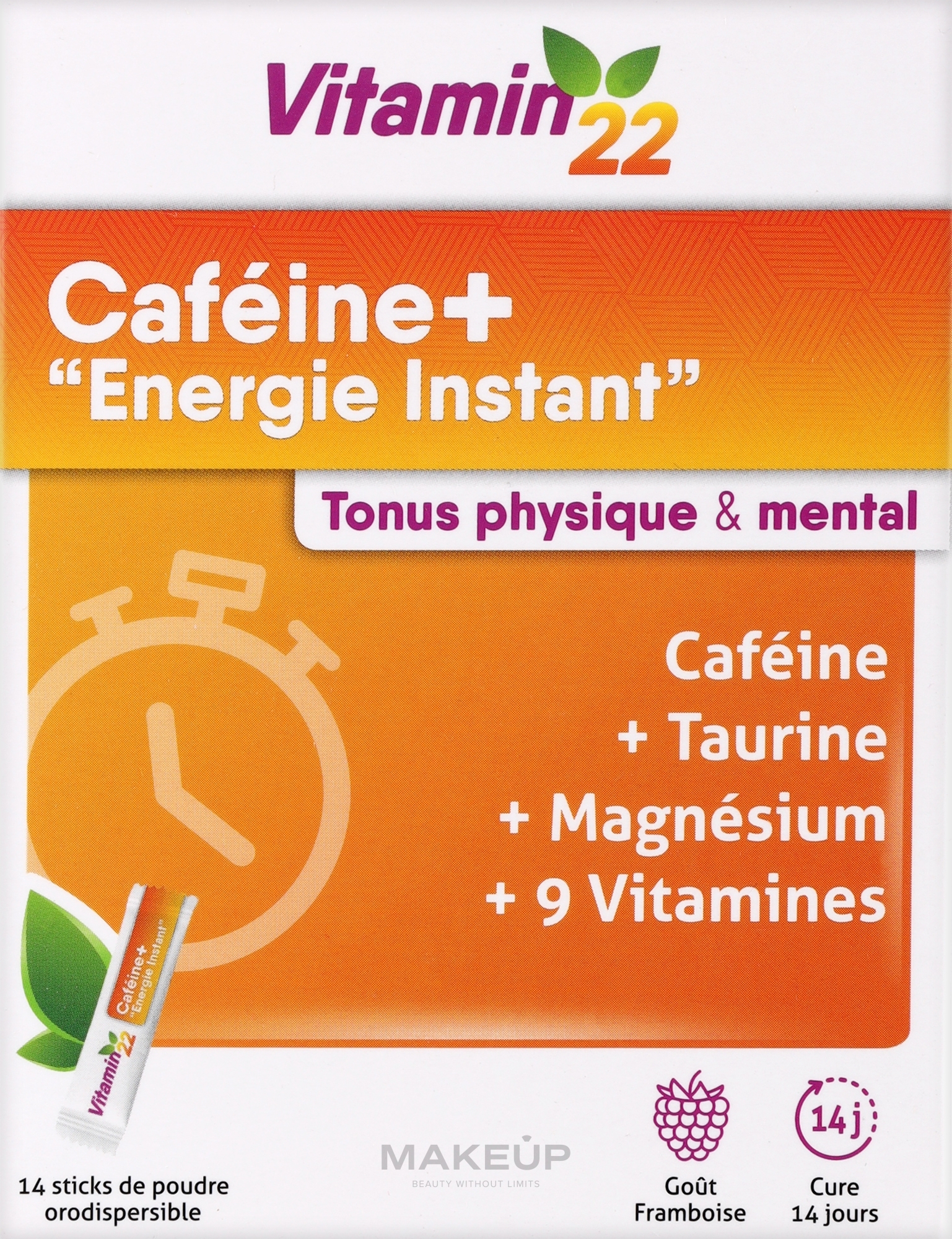 Стік для мобілізації організму - Vitamin’22 Cafeine + — фото 14шт