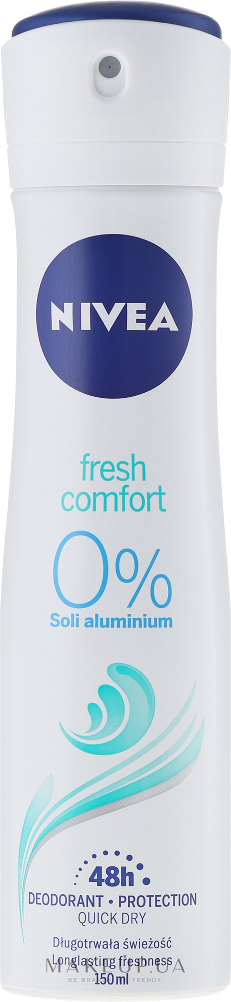 Дезодорант-антиперспирант спрей - NIVEA Fresh Comfort Spray — фото 150ml