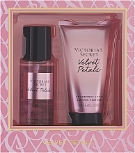 Парфумерія, косметика Victoria's Secret Velvet Petals Gift Set - Подарунковий набір (b/mist/75ml + b/lot/75ml)