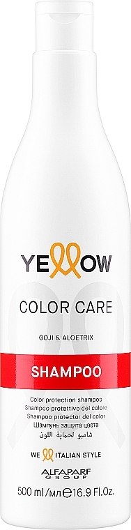 Шампунь для защиты цвета волос - Yellow Color Care Shampoo — фото N1