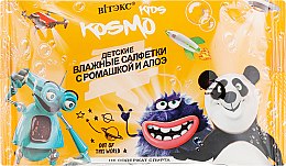 Парфумерія, косметика Дитячі вологі серветки "Kosmo Kids" з ромашкою і алое - Витэкс