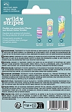 Набор водостойких пластырей, 20 шт. - Wild Stripes Plasters Waterproof Secure Rainbow — фото N2