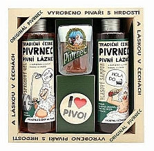 Духи, Парфюмерия, косметика Набор - Bohemia Gifts Pivrnec III Bath Care Gift Set (soap/100g + sh/gel/250ml + shm/250ml + bottle)