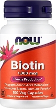 Духи, Парфюмерия, косметика Биотин, 1000 мкг - Now Foods Biotin