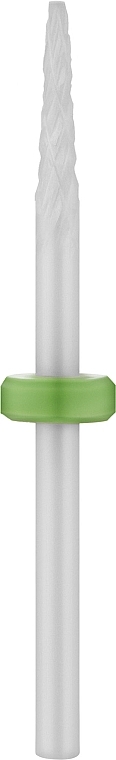 Насадка для фрезера керамічна (С) зелена, Conical Shape 3/32 - Vizavi Professional