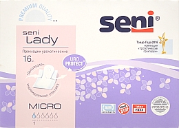 Духи, Парфюмерия, косметика Урологические прокладки Seni Lady Micro, 16 шт. - Seni