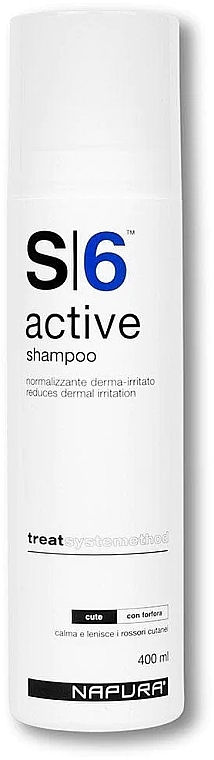 Шампунь проти лупи для подразненої шкіри голови - Napura S6 Active Shampoo — фото N4