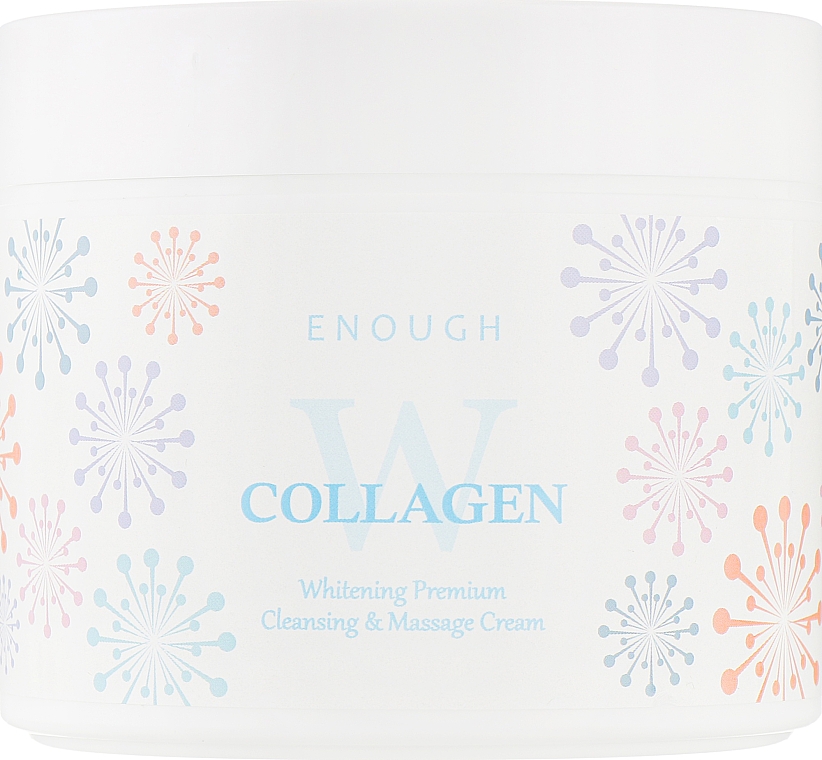 Массажный осветляющий крем с коллагеном для тела - Enough W Collagen Whitening Premium Cleansing & Massage Cream — фото N2