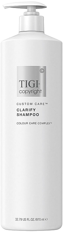 Очищувальний шампунь для волосся - Tigi Copyright Custom Care Clarify Shampoo — фото N1