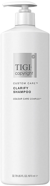 Очищувальний шампунь для волосся - Tigi Copyright Custom Care Clarify Shampoo