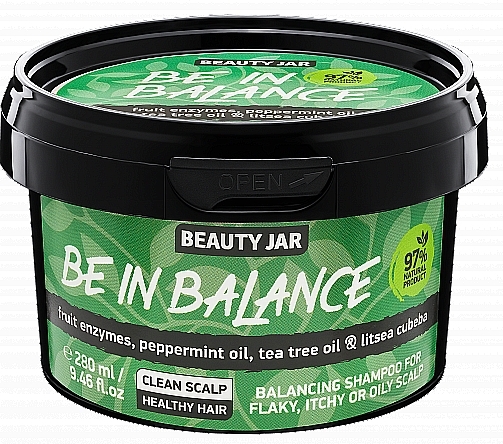 Балансувальний шампунь для волосся - Beauty Jar Be In Balance Balancing Shampoo — фото N1