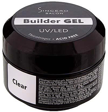 Базовый гель для ногтей, 50 ml - Sincero Salon Builder Gel — фото N1