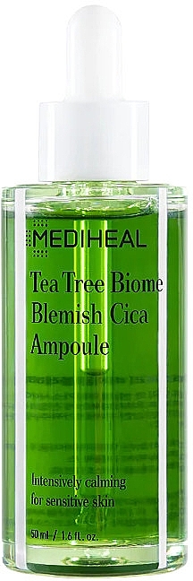 Сыворотка для лица с экстрактом чайного дерева - Mediheal Tea Tree Biome Blemish Cica Ampoule — фото N1