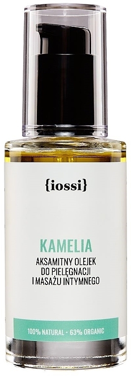 Оксамитова олія для інтимного догляду та масажу "Камелія" - Iossi Camelia — фото N1