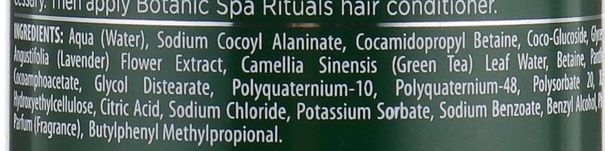 Шампунь "Лаванда + Зеленый чай" для окрашенных волос - Bielenda Botanic Spa Rituals Shampoo — фото N3