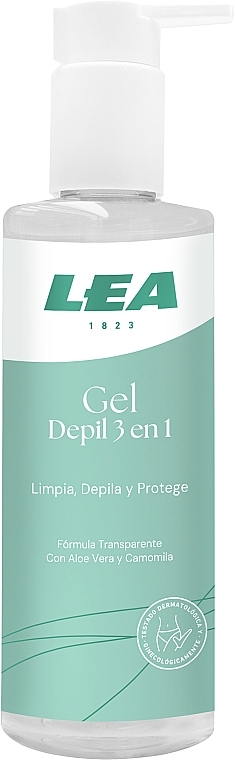 Гель 3 в 1 для тіла та інтимного гоління - Lea Gel For Body & Intimate Shaving — фото N1