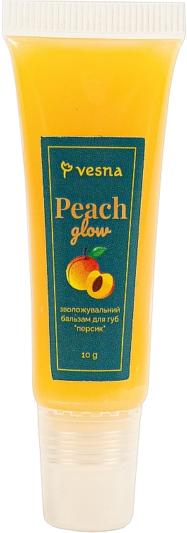 Увлажняющий бальзам для губ со вкусом персика - Vesna Peach Glow  — фото N1