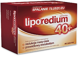 Духи, Парфюмерия, косметика Диетическая добавка для снижения веса 40+ - Aflofarm Liporedium 40+