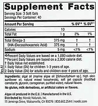 Пищевая добавка для детей "ДГК", ягодный лимонад - Nordic Naturals Children's DHA 375 mg Ages 3+ Berry Lemonade — фото N3