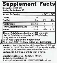 Харчова добавка для дітей «ДГК», ягідний лимонад - Nordic Naturals Children's DHA 375 mg Ages 3+ Berry Lemonade — фото N3