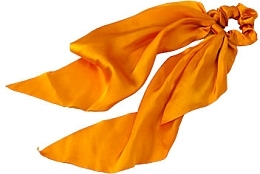Резинка для волосся з хусткою, помаранчева - Lolita Accessories — фото N1