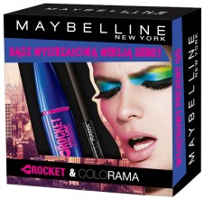 Духи, Парфюмерия, косметика Набор - Maybelline New York Rocket & Colorama (mascara/10.7 ml + eye pencil/2g)