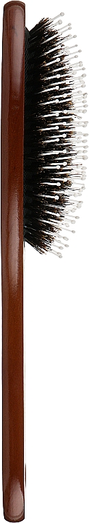 Щетка массажная овальная, подушка черная, щетина "Дикобраз" - Hairway  — фото N3