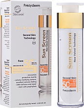 Сонцезахисний крем для обличчя - Frezyderm Sun Screen Velvet Face Cream SPF 50+ — фото N2