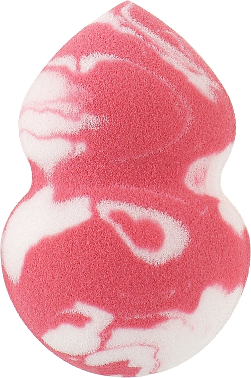 Спонж для макіяжу "Beauty Blender", мармуровий, 6 см, біло-рожевий - Beauty LUXURY — фото N1