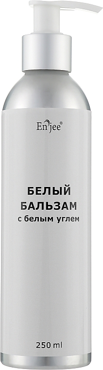 Бальзам-ополаскиватель для волос с белым углем - EnJee White Conditioner  — фото N1