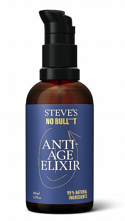 Сироватка-еліксир для шкіри - Steve's No Bull***t Anti-Age Elixir — фото N1