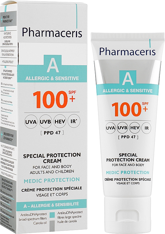 Сонцезахисний крем для обличчя - Pharmaceris A Medic Protection Special Protection Cream SPF 100+ — фото N2