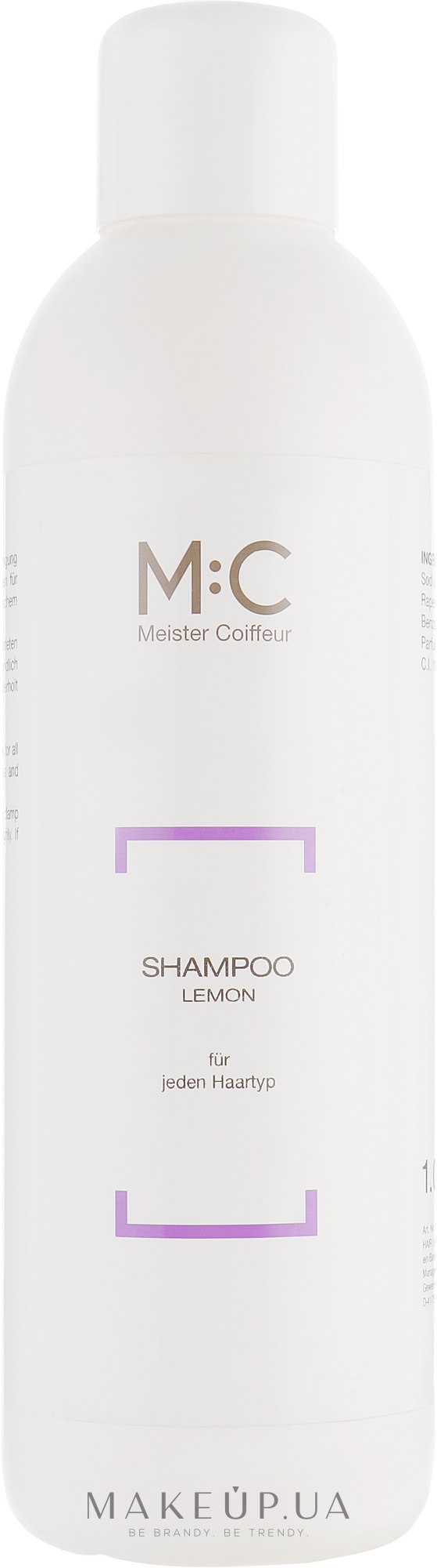 Шампунь для волос - Meister Coiffeur Lemon Shampoo — фото 1000ml