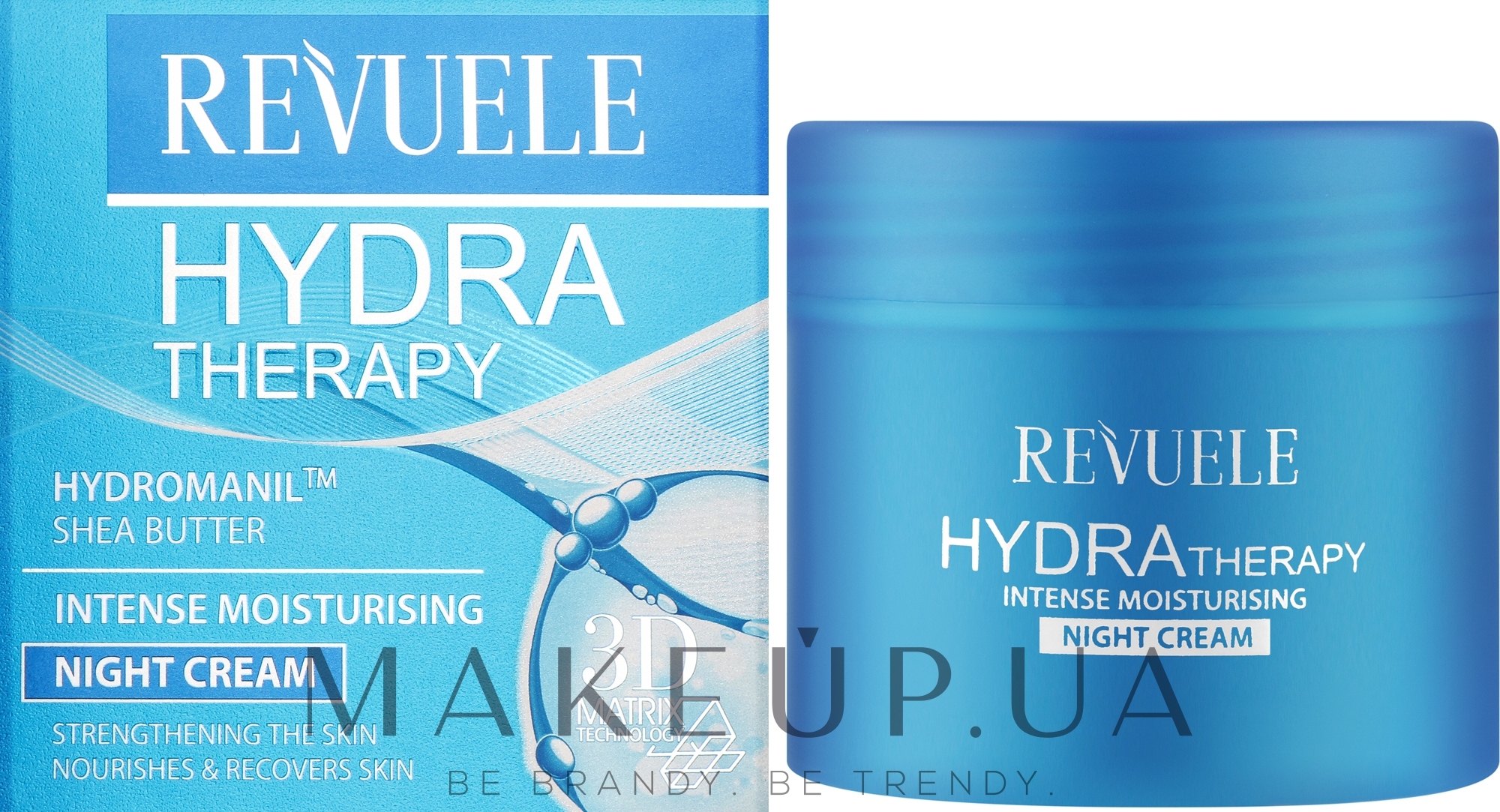 Интенсивный увлажняющий ночной крем для лица - Revuele Hydra Therapy Intense Moisturising Night Cream — фото 50ml