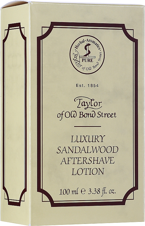 Taylor Of Old Bond Street Sandalwood Aftershave Lotion Alcohol-Based - Лосьон после бритья — фото N2