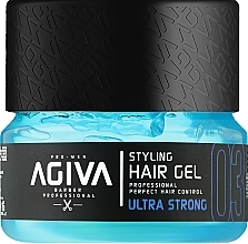 Парфумерія, косметика Гель для укладання волосся - Agiva Styling Hair Gel Ultra Strong 03