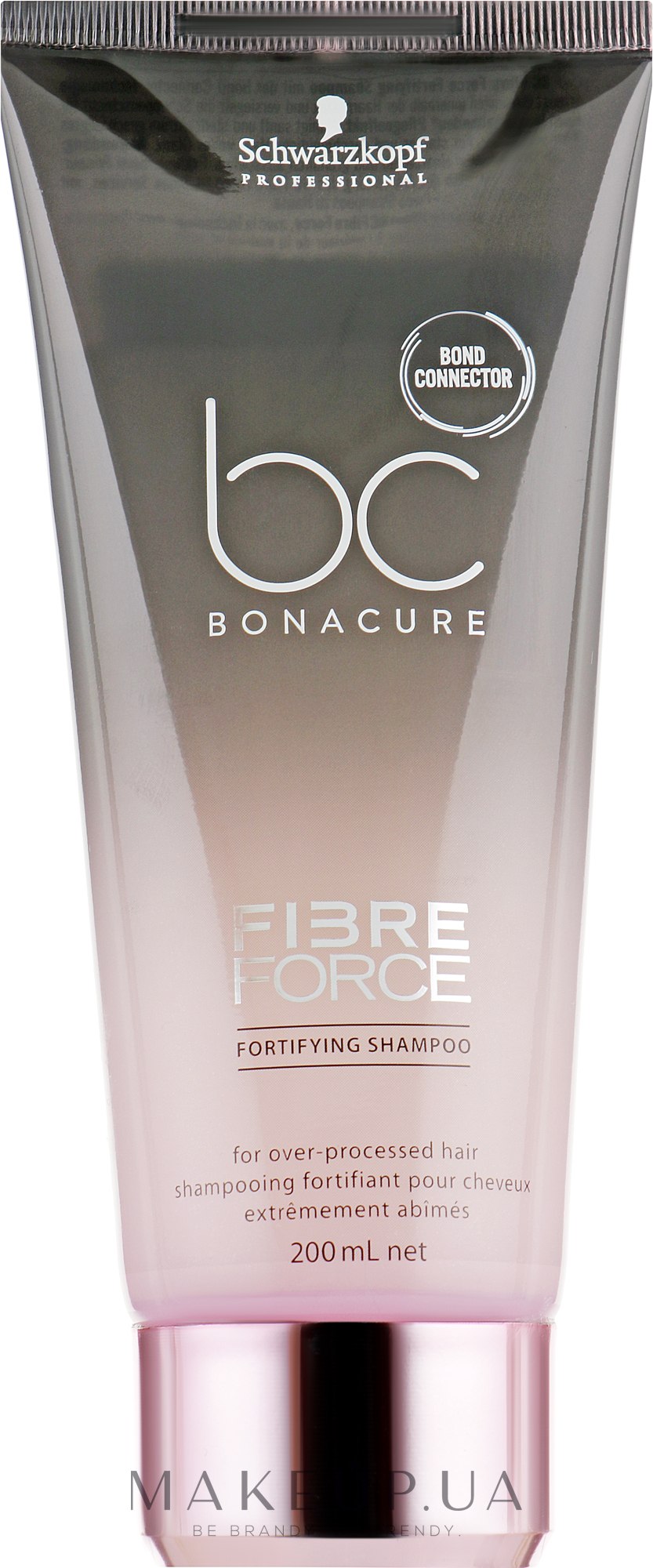 Бессульфатный укрепляющий шампунь - Schwarzkopf Professional BC Bonacure Fibre Force Fortifying Shampoo — фото 200ml