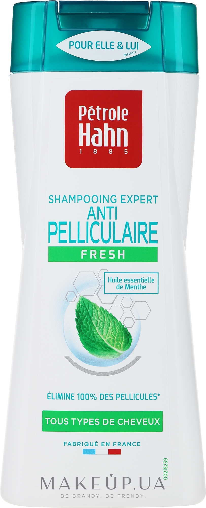 Шампунь від лупи для всіх типів волосся - Eugene Perma Petrole Shampooing Expert Antipelliculaire Fresh — фото 250ml