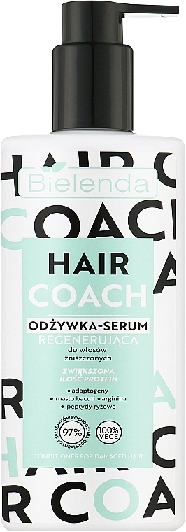 Восстанавливающая сыворотка-кондиционер для волос - Bielenda Hair Coach Conditioner For Damage Hair — фото N1