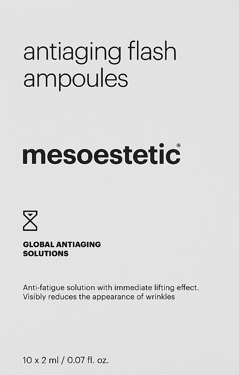 Омолаживающие ампулы - Mesoestetic Antiaging Flash — фото N1