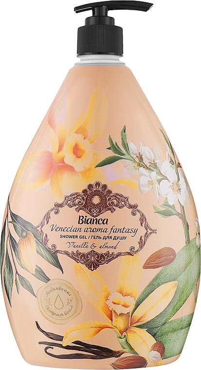 Гель для душа с экстрактом ванили и маслом миндаля - Bianca Venecian Aroma Fantasy Shower Gel — фото N1