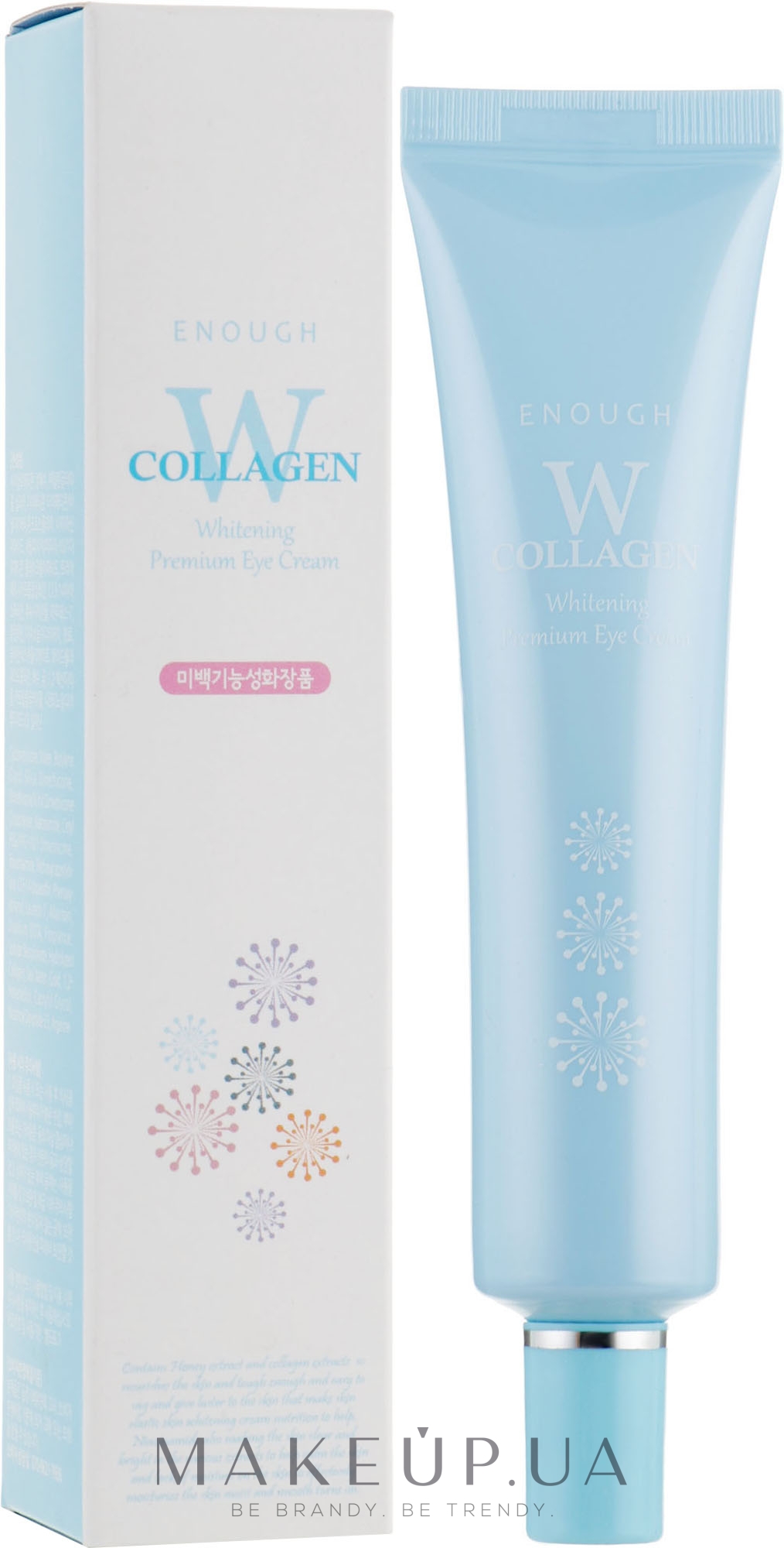 Крем для кожи вокруг глаз осветляющий с коллагеном - Enough W Collagen Whitening Premium Eye Cream — фото 30ml