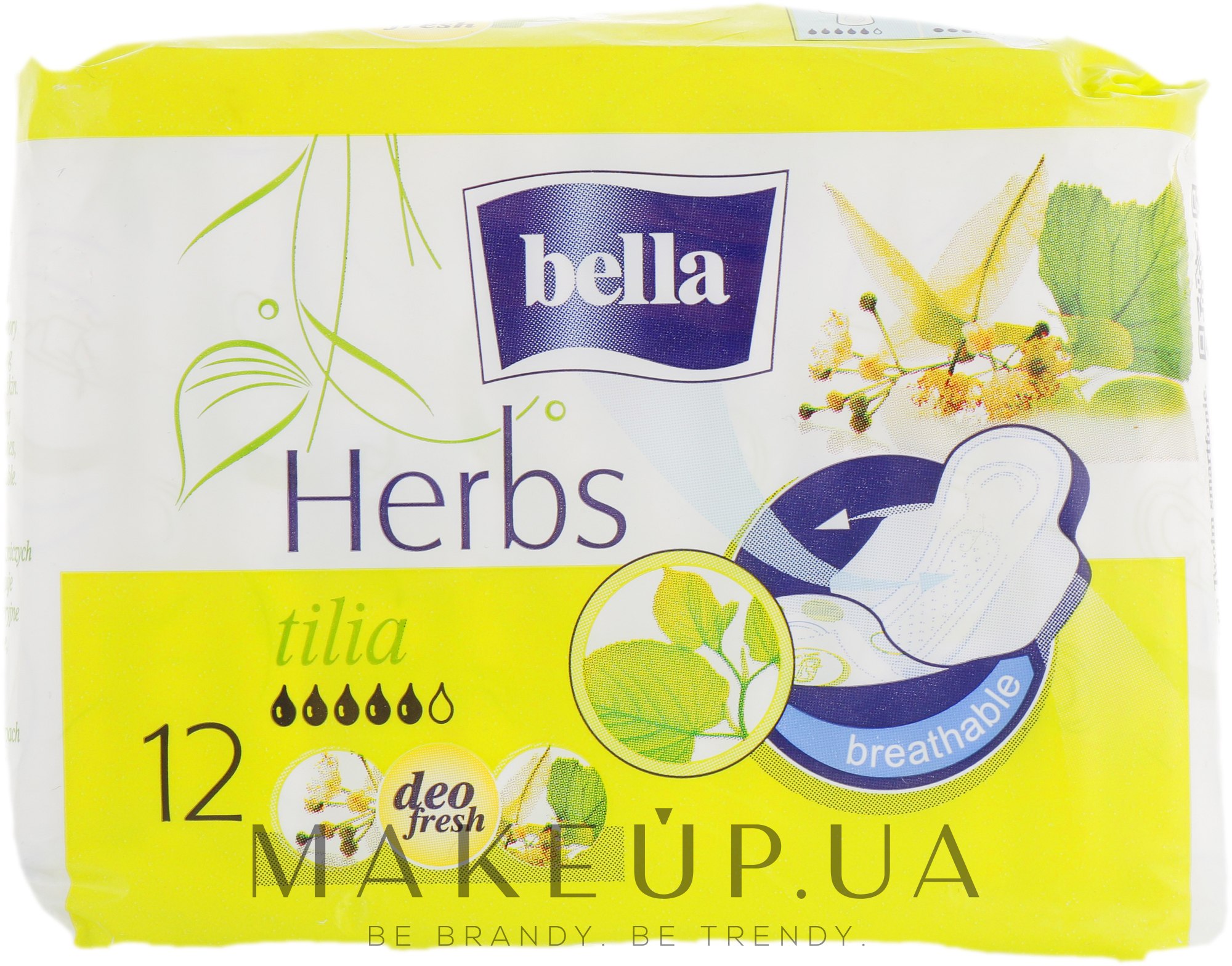 Прокладки Panty Herbs Tilia, 12шт - Bella — фото 12шт