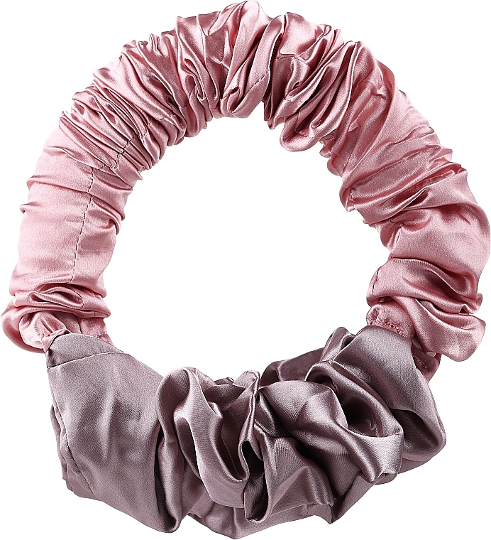 Атласный валик для создания локонов, розовый - Yeye Silk Bow — фото N1